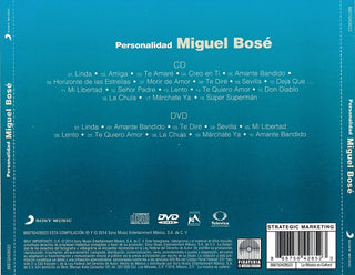 Miguel Bosé : Personalidad (CD, Comp + DVD, Comp)