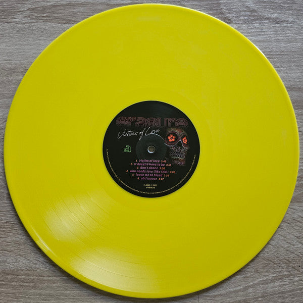 Erasure : Victims Of Love (LP, Unofficial, Yel)