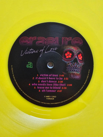Erasure : Victims Of Love (LP, Unofficial, Yel)