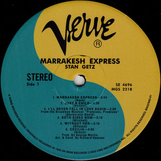 Stan Getz : Marrakesh Express (LP, Album, RE, 180)