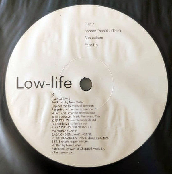 New Order : Low-life (LP, Album, RE, RM)