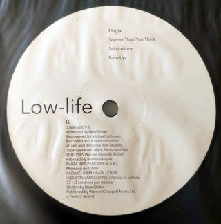 New Order : Low-life (LP, Album, RE, RM)