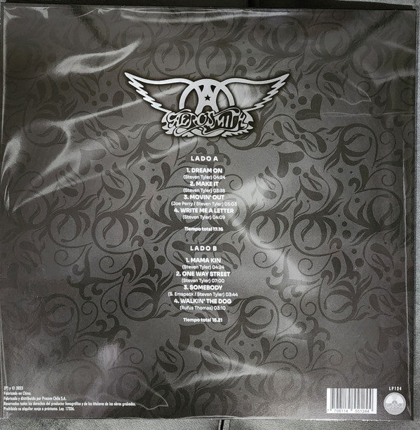 Aerosmith : Aerosmith (LP, Album, RE, Whi)
