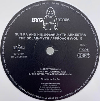 Sun Ra And His Solar-myth Arkestra* : The Solar-myth Approach (Vol 1) (LP, Album, Ltd, RE, RM, Whi)