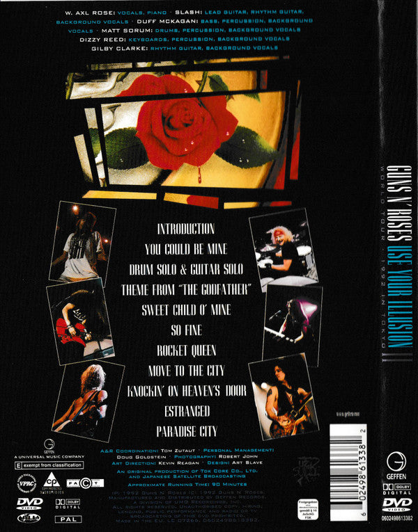 Guns N' Roses : Use Your Illusion II - World Tour - 1992 In Tokyo (DVD-V, Copy Prot., RE, PAL)