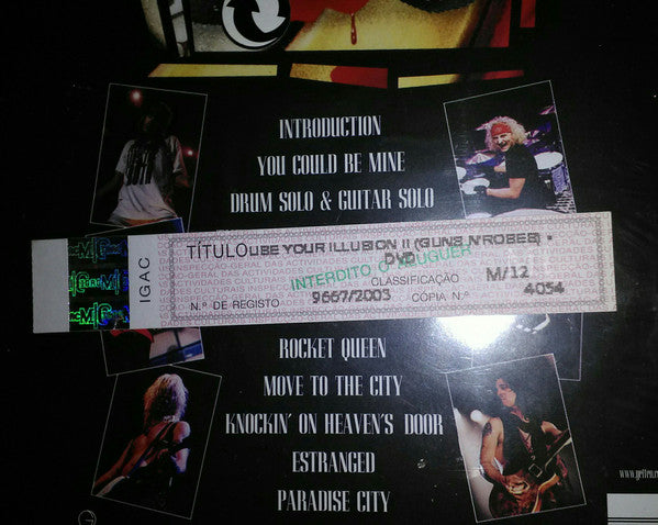 Guns N' Roses : Use Your Illusion II - World Tour - 1992 In Tokyo (DVD-V, Copy Prot., RE, PAL)