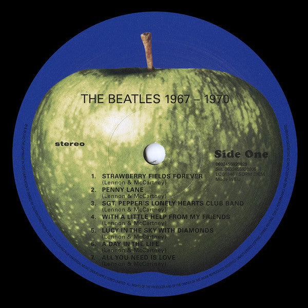 The Beatles : 1967-1970 (3xLP, Comp, RE, RM, Gat)