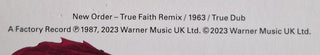 New Order : True Faith Remix (12", Single, RE, RM)