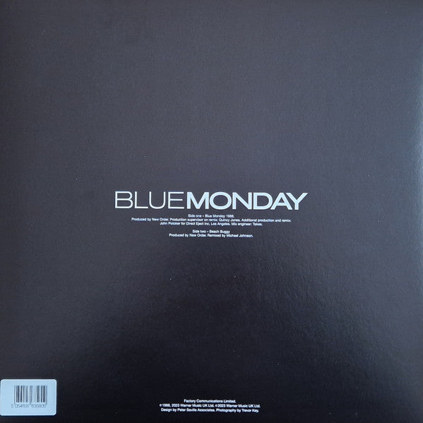 New Order : Blue Monday 1988 (12", Single, RE, RM)