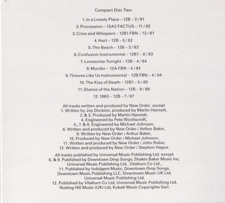 New Order : Substance (2xCD, Comp, RE, RM)