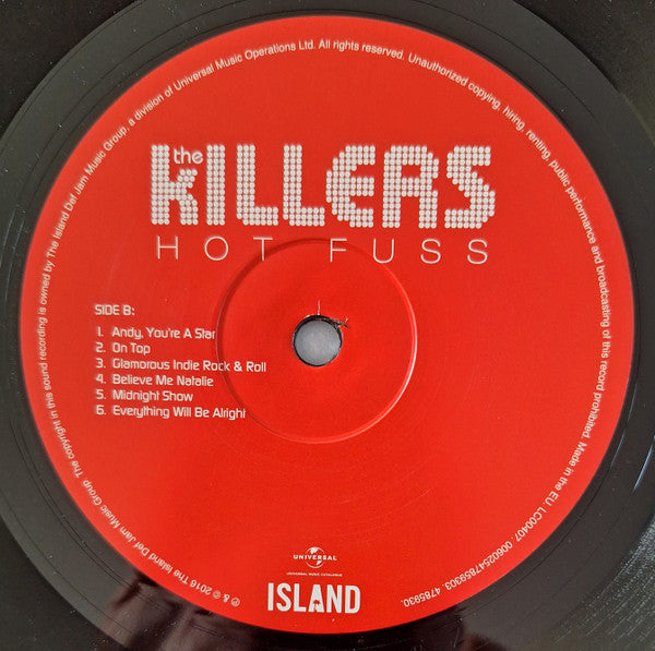The Killers : Hot Fuss (LP, Album, RE, 180)