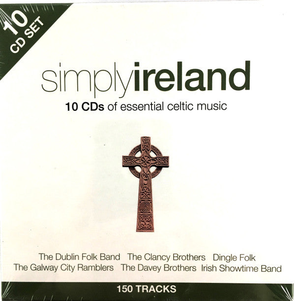 Various : Simply Ireland (10xCD, Comp, Car + Box)