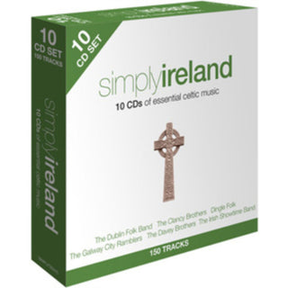 Various : Simply Ireland (10xCD, Comp, Car + Box)