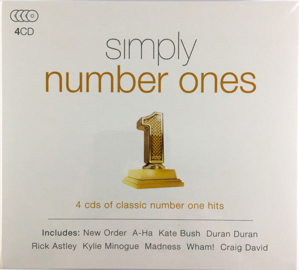 Various : Simply Number Ones (4 CDs Of Classic Number One Hits) (Box + 4xCD, Comp)