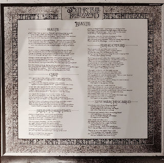 Jethro Tull : The Broadsword And The Beast (LP, Album, RE, 202)