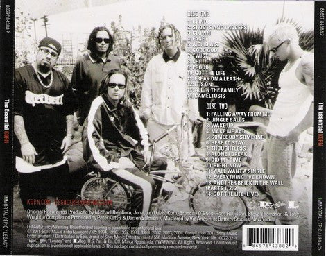 Korn : The Essential Korn (2xCD, Comp)