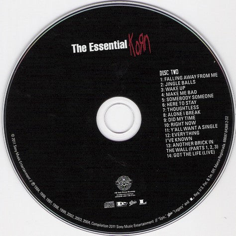 Korn : The Essential Korn (2xCD, Comp)
