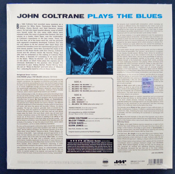 John Coltrane : Coltrane Plays The Blues (LP, 180)