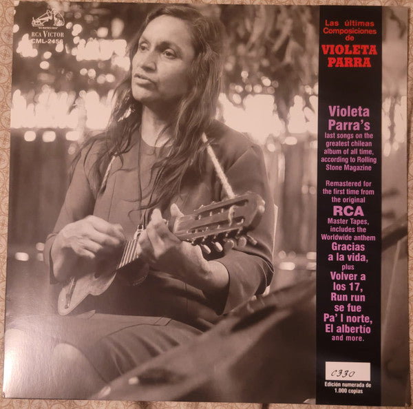 Violeta Parra : Las últimas composiciones de Violeta Parra (LP, Album, Ltd, Num, RE, Vio)