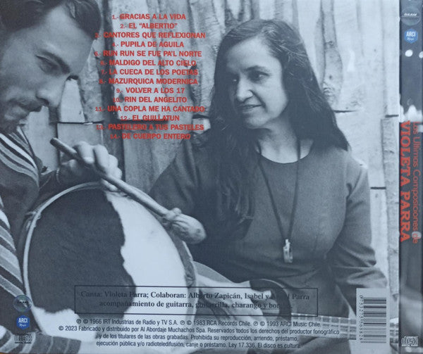 Violeta Parra : Las últimas Composiciones de Violeta Parra (CD, Album, Ltd, Num, RM, Dig)