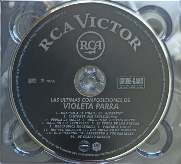 Violeta Parra : Las últimas Composiciones de Violeta Parra (CD, Album, Ltd, Num, RM, Dig)