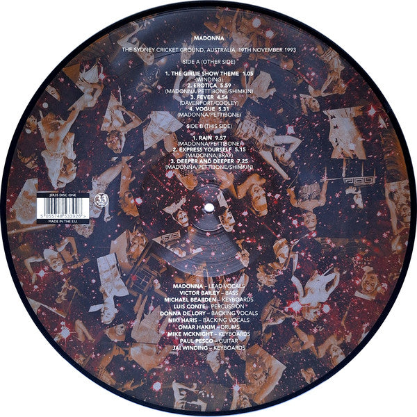 Madonna : The Girlie Show - Live (The Sydney Cricket Ground, Australia 19th November 1993) (2xLP, Ltd, Pic, Unofficial)