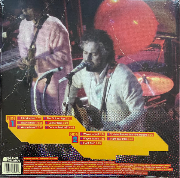The Flaming Lips : Yoshimi Battles The Pink Robots (Live At The Paradise Lounge, Boston Oct. 27, 2002) (LP, Album, RSD, Ltd, RE, RM, Pin)