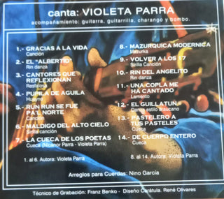 Violeta Parra : Canta Sus Últimas Composiciones (CD, Album, RM, Tra)