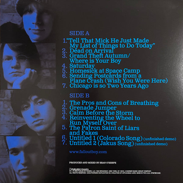 Fall Out Boy : Take This To Your Grave (LP, Album, Ltd, Blu)