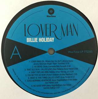 Billie Holiday : Lover Man (LP, Album, Ltd, RE)