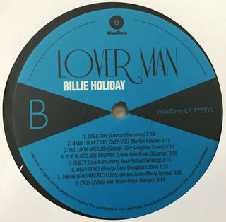 Billie Holiday : Lover Man (LP, Album, Ltd, RE)