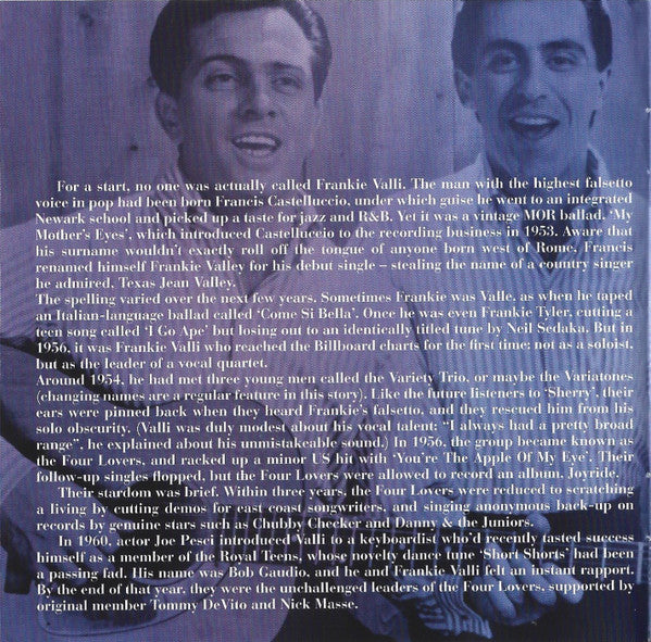 Frankie Valli & The Four Seasons : The Definitive Frankie Valli & The Four Seasons (CD, Comp, RE)