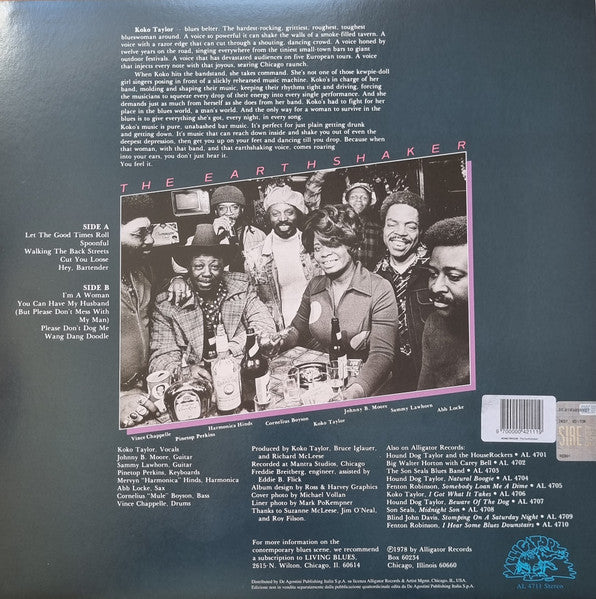 Koko Taylor : The Earthshaker (LP, Album, RE, 180)