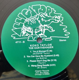 Koko Taylor : The Earthshaker (LP, Album, RE, 180)