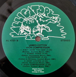 James Cotton : High Compression (LP, Album, RE, 180)