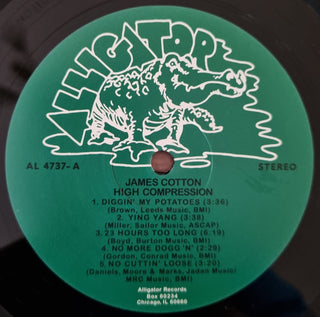 James Cotton : High Compression (LP, Album, RE, 180)