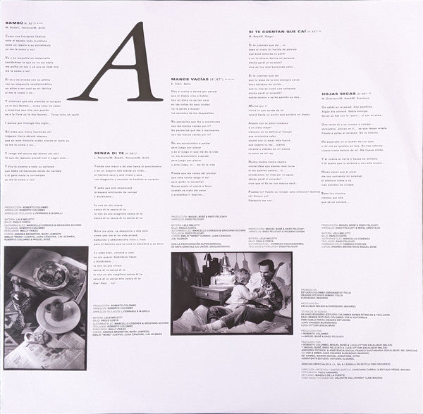 Miguel Bosé : Los Chicos No Lloran (LP, Album + CD, Album)