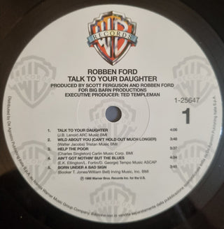 Robben Ford : Talk To Your Daughter (LP, Album, RE, 180)