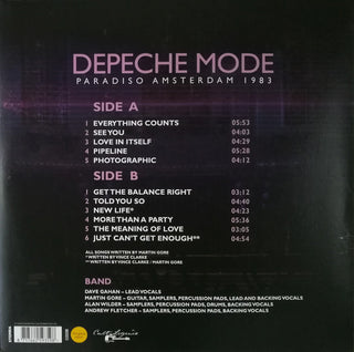 Depeche Mode : Paradiso Amsterdam 1983 (LP, Unofficial, 180)