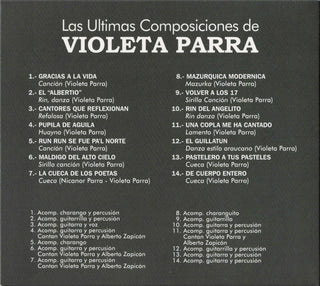 Violeta Parra : Las Últimas Composiciones De Violeta Parra (CD, Album, Ltd, Num, RM, Dig + CD, Album, Ltd, Num)
