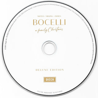 Matteo Bocelli • Andrea Bocelli • Virginia Bocelli : A Family Christmas  (CD, Album, Dlx)