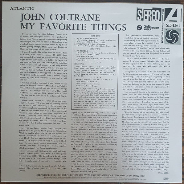 John Coltrane : My Favorite Things (LP, Album, Comp)