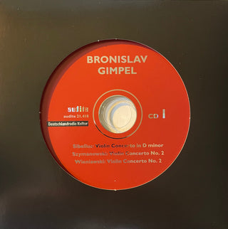 Bronislaw Gimpel : Violin Concertos & Sonatas . Berlin 1954-1957 (3xCD, Comp + Box, Comp)