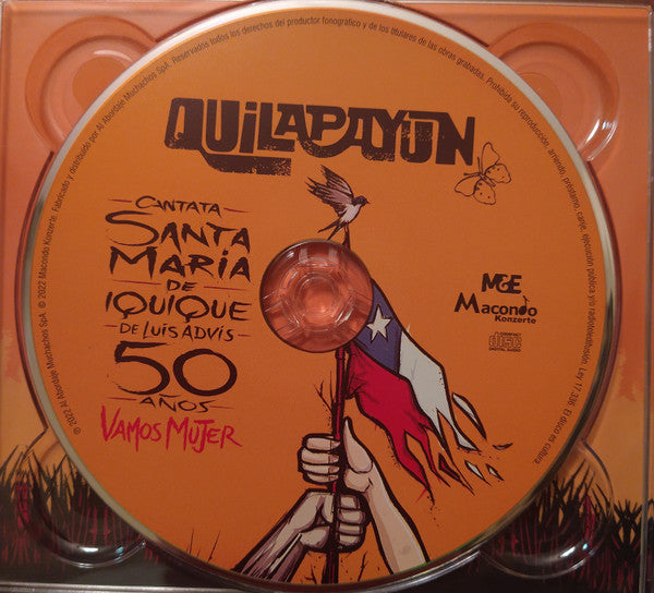 Quilapayún, Colectivo Vamos Mujer, María José Quintanilla, Elizabeth Morris, Magdalena Matthey, Ema Pinto, Colombina Parra, Javiera Parra, Ana Tijoux, Alfredo Castro : Cantata Santa María de Iquique (CD, Album, dig)