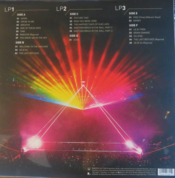 Roger Waters : Us + Them (3xLP, Album, Tri)