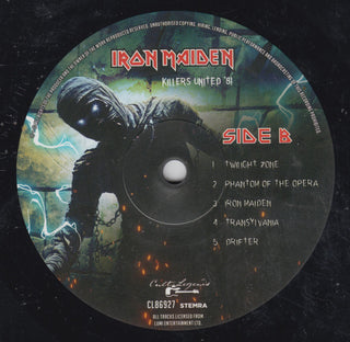 Iron Maiden : Killers United '81 (LP, Album, Unofficial, 180)