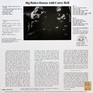 Walter Horton With Carey Bell : Big Walter Horton With Carey Bell (LP, Album, RE, 180)