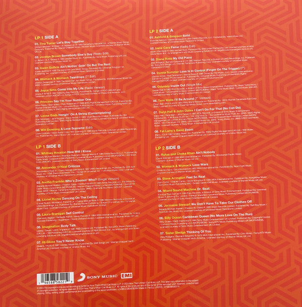 Various : Now Eighties Dancefloor Soul & Disco (LP, Fla + LP, Ora + Comp)