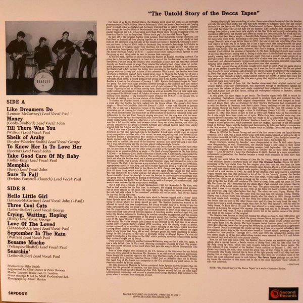 The Beatles : The Decca Tapes (LP, RE, Unofficial, 180)