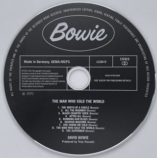 David Bowie : The Man Who Sold The World (CD, Album, RE, RM)